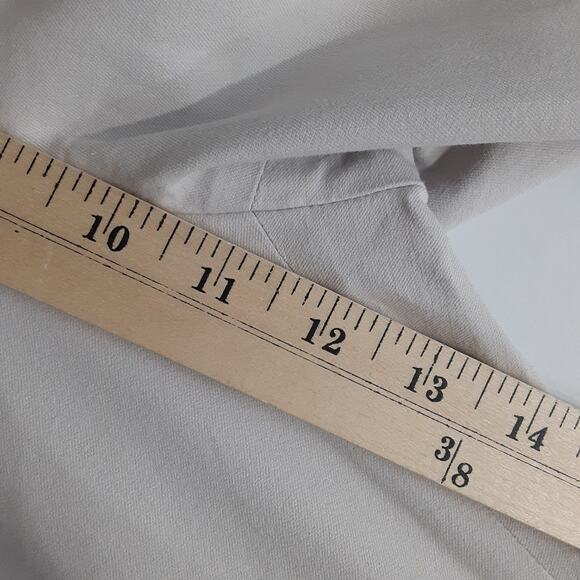 Piazza Sempione Honia High Rise Trousers Stone Gray Dress Pant Womens 12 - Picture 10 of 12